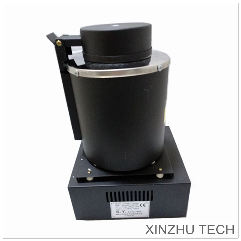 110 V/220 V ไฟฟ้าเตาหลอม 2 กิโลกรัม Smelter อัตโนมัติดิจิตอลจอแสดงผลไฟฟ้าเครื่องประดับละลายเตาอบเบ้าหลอม