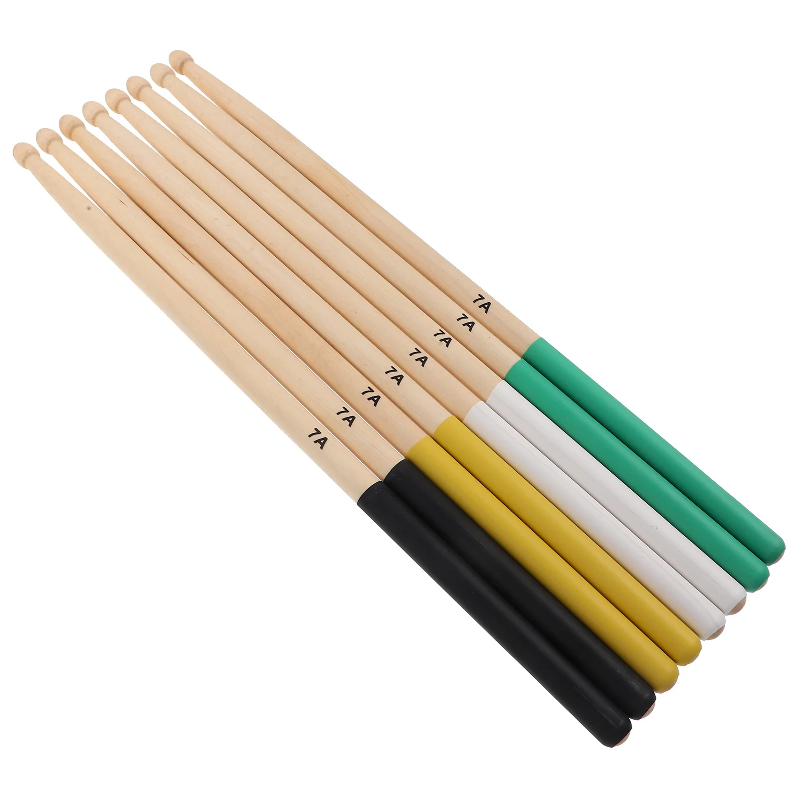 

4Pairs Wooden Drumsticks Smooth Finish Comfortable Hold Durable Percussion Sticks Electronic Acoustic Drums Drum Sticks