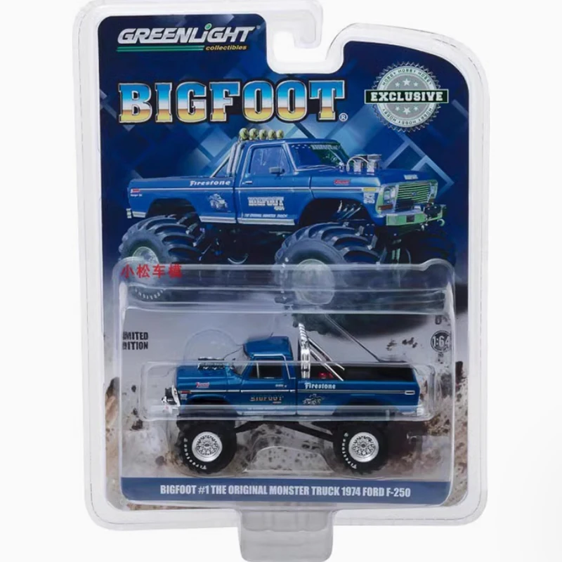 GreenLight 1:64 Scale 1974 FORD F-250 ORIGINALรถบรรทุกรุ่นรถคลาสสิกผู้ใหญ่ของที่ระลึกของขวัญจอแสดงผลแบบคงที่