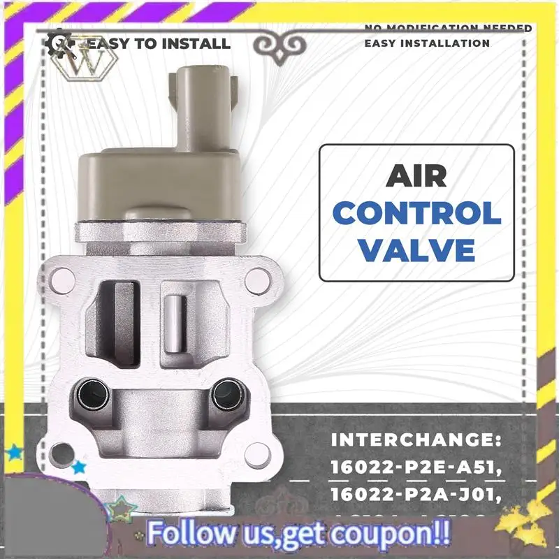 L38A-válvula de Control de aire en reposo para coche IACV IAC para Honda Civic CX DX EX HX LX GX 1.6L SOHC 16022-P2E-A51 16022-P2A-J01 AC184