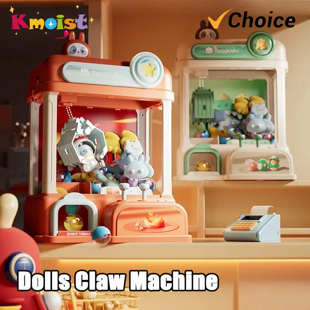 Grab Machine Clamp Dolls Claw Machine Remote Control Clip Doll Machine Vending Doll Catche Toys for Kids Children's Day Gifts