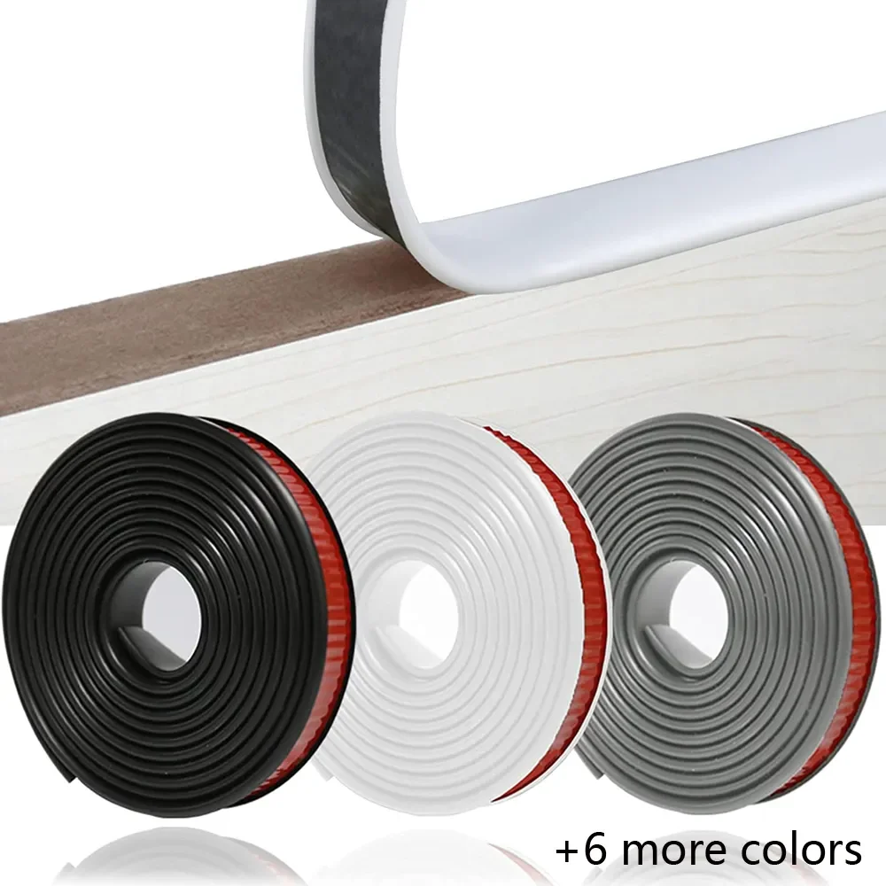 U-Shape Edge Banding, TPE Self Adhesive Veneer Edging Trim Flexible Edge Protector, DIY Furniture Edge Strip For Countertop