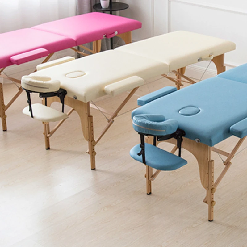 Lounge Tattoo Face Spa Massage Table Knead Thai Therapy Massage Bed Folding Portable Comfort Camilla Masaje Beauty Furniture