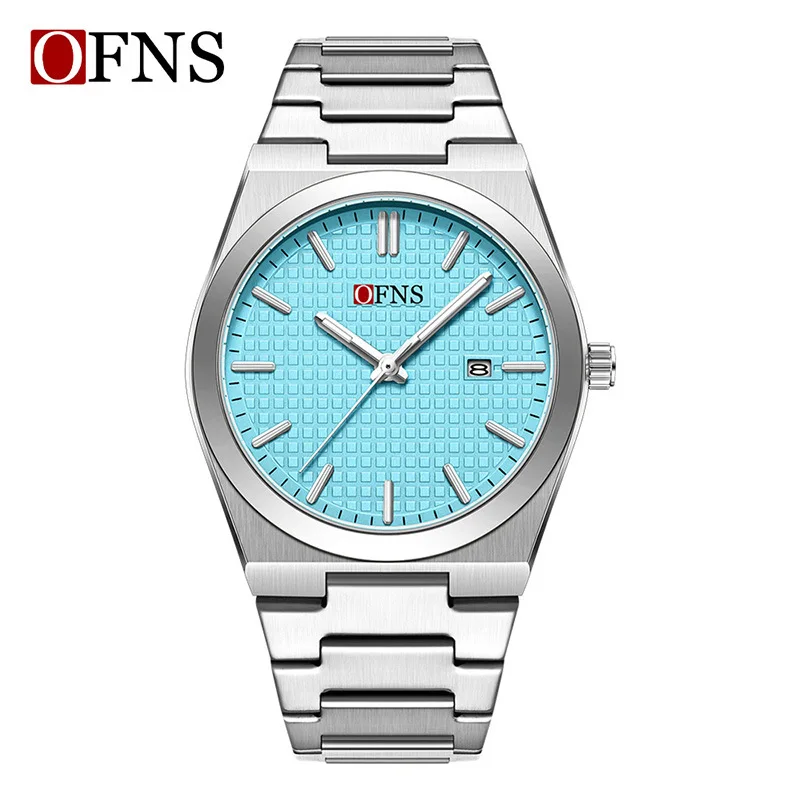 

OFNS2025 New Men's Business Quartz Watch Waterproof Luminous Single Calendar Display Leisure Fashion Personalized Watch for Men