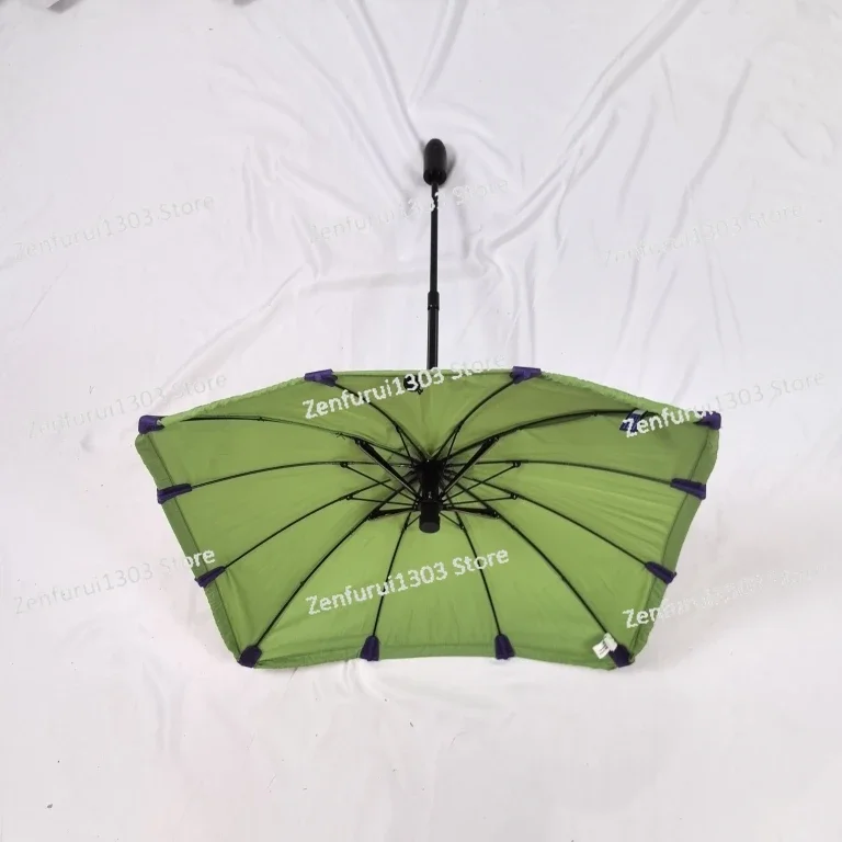 Pet Umbrella, Personalized Fluorescent Green, Automatic Folding Square Umbrella for Dog Walking