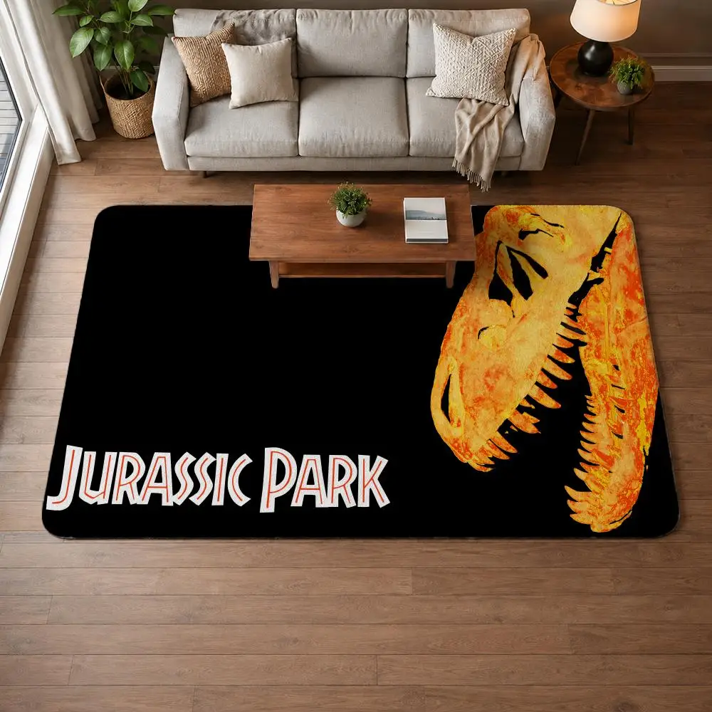 Alfombra Antideslizante de Jurassic Park, Alfombra para Puerta, Alfombra de Baño, Alfombra de Cocina, Alfombra Lavable Súper Absorbente para Entrada