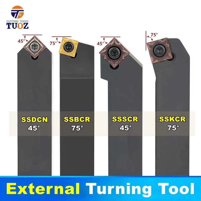 External Turning Tool SSDCN SSSCR SSKCR SSBCR 1010H09 1212H09 1616H09 2020K09 2020K12 2525M12 Holder For SCMT Carbide Inserts
