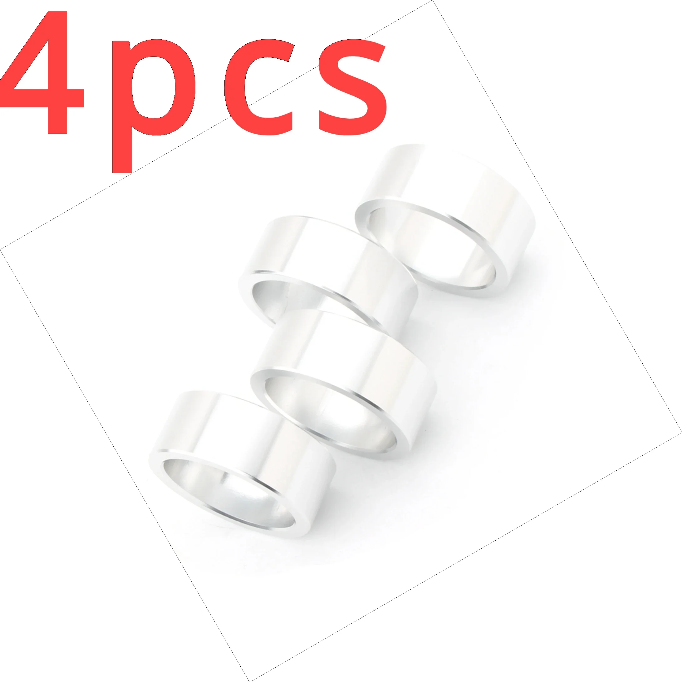 

4pcs for 2.5'' ATV Suspension Lift Spacer for 650 800 Silver For use on beach bikes motorcycle