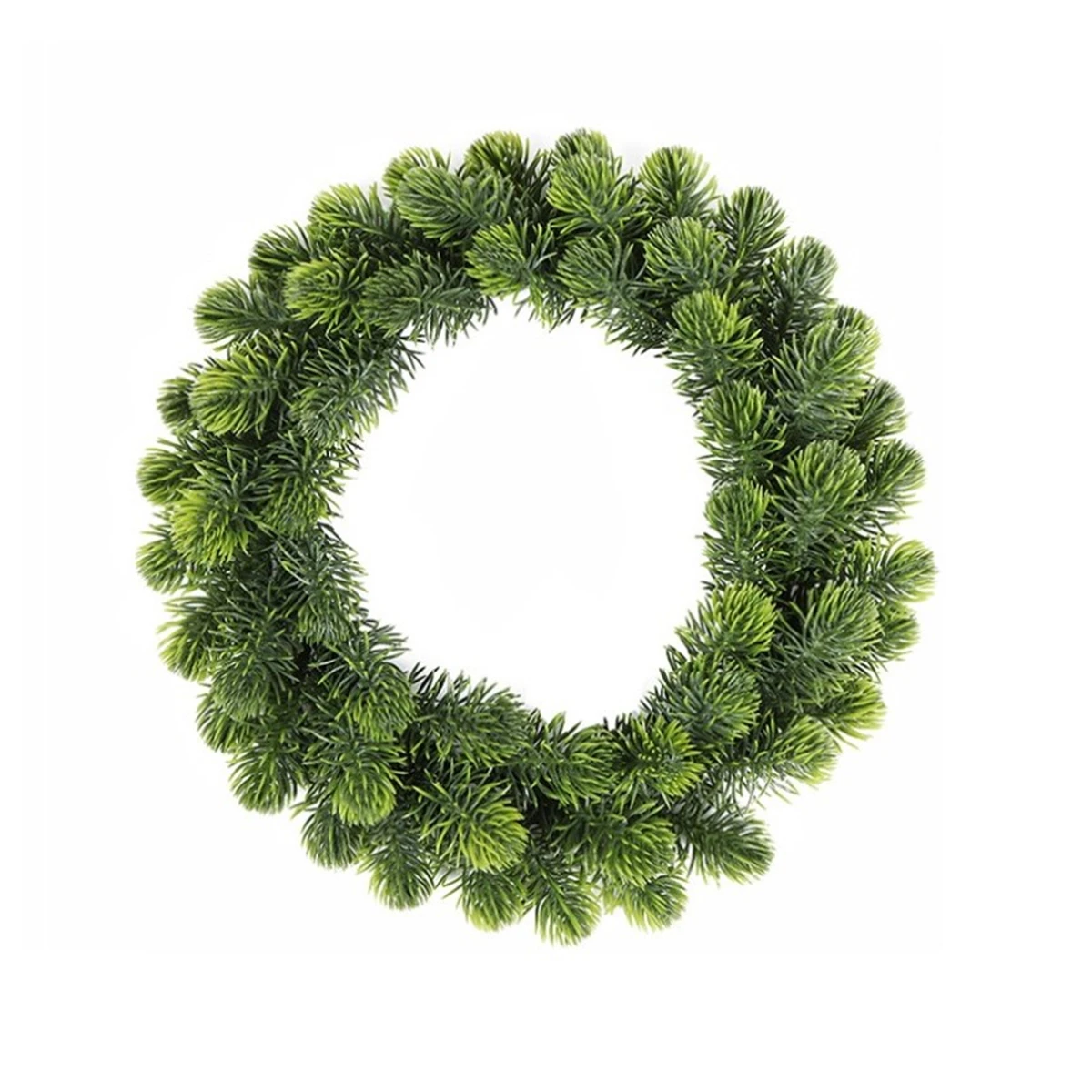 Sleek and Stylish Artificial Green Wreath Designed to Transform Your For Front Door into a Festive Focal Point