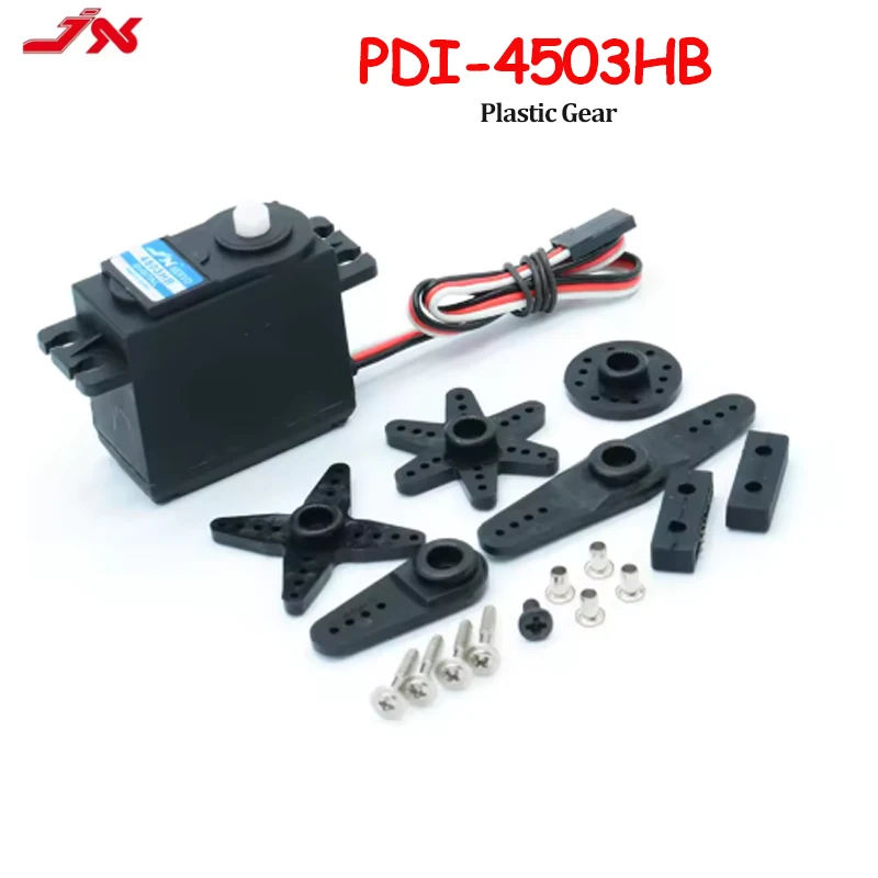 JX Servo PDI-4503HB Plastikowa przekładnia 120g °   Cyfrowy standardowy serwomechanizm o dużym momencie obrotowym 330 Hz do helikoptera, drona, akcesoriów do robotów samochodowych