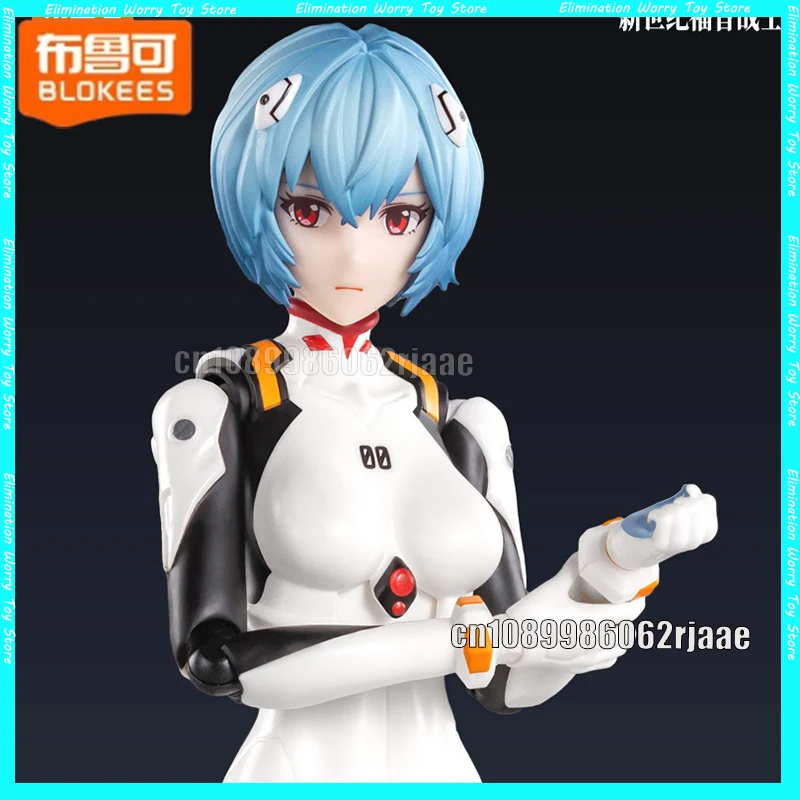 

Original Blokees EVANGELION Ayanami Rei EVA-00 Model Kit PVC Anime Figures Action Figure Model Toys Christmas Gift NEW