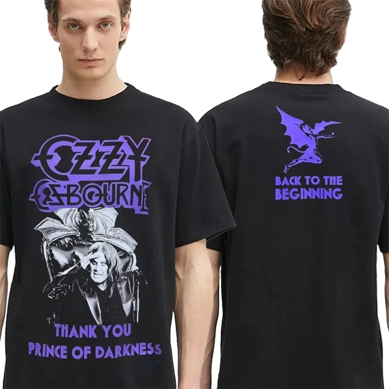 

Футболка Ozzy Osbourne Merch 2025 для мужчин и женщин, модная футболка с коротким рукавом, забавная футболка унисекс, топы в стиле хип-хоп, футболки, повседневная рубашка для мужчин