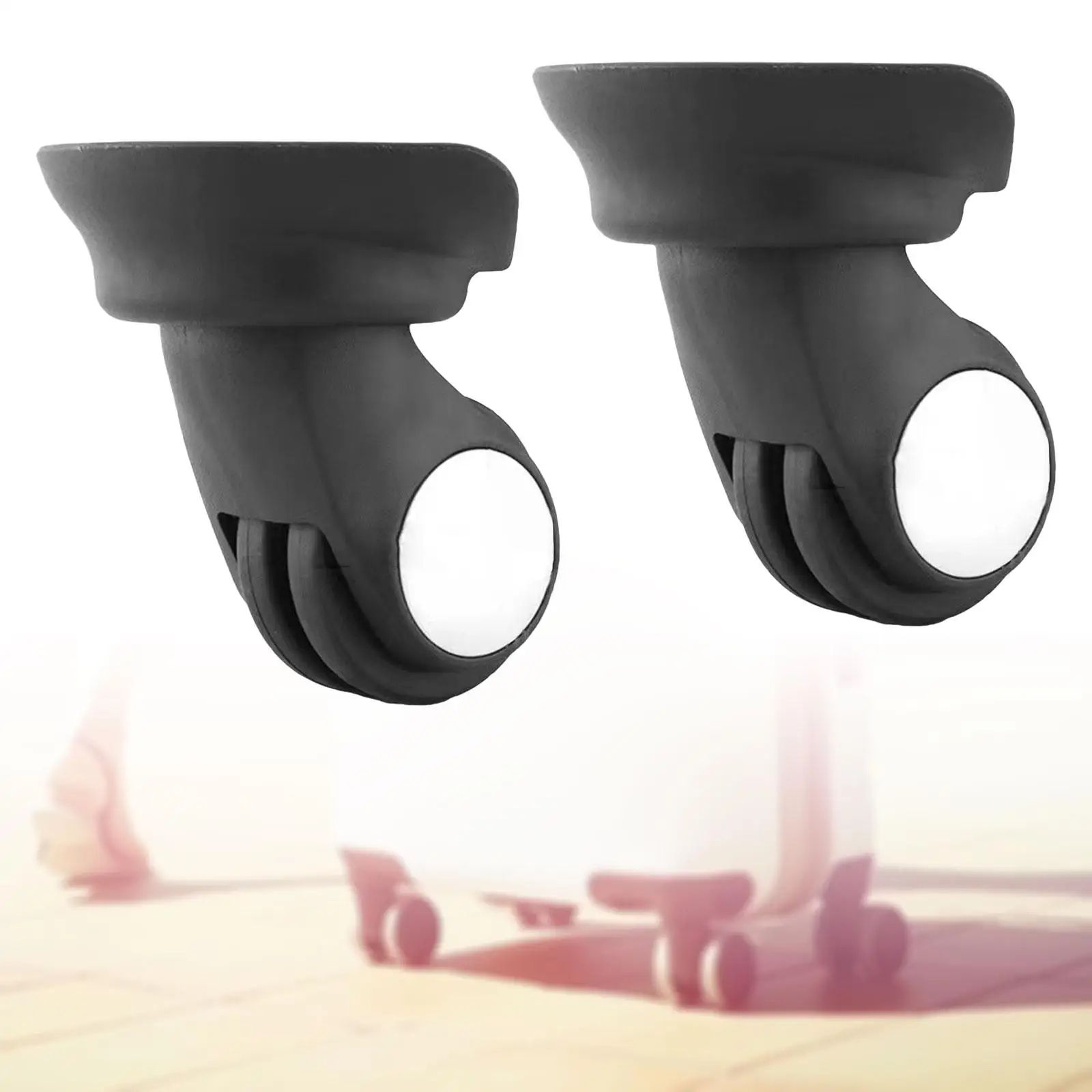 

Luggage Wheels, Suitcase Replacement Wheels, Rotation Portable Suitcase Swivel Wheels, Trunk Wheels, for Luggage Suitcases