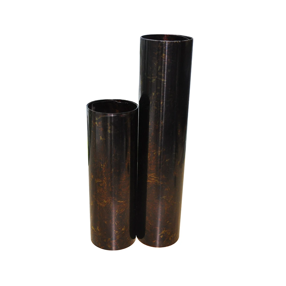 Gauge 0.46mm Celluloid Sheet Drum Wrap Musical Instrument Deco Brown Tortoise 10x60'' and 16x60''