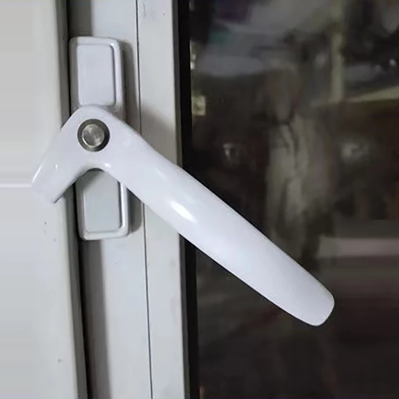 Picture 6: 1PCS lastic Steel Door Window Handle Casement Window Lock Handle Push Outward Hanging Plastic Steel Window Handle Hardware