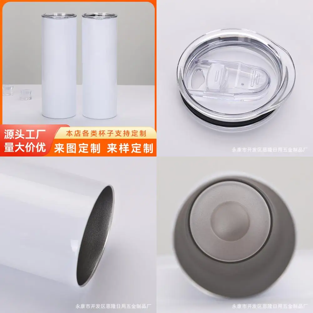 

A Hot Selling Stainless Steel 20oz Straight Cup with Spray Paint Design Reusable Straw Cup 3D Printed Car Cup