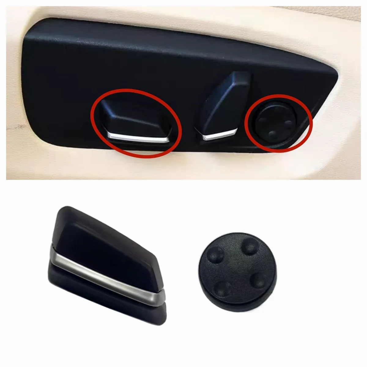 1pc for BMW 5 6 7 Series X5 X6 F18 520 525 528 electric button lumbar support seat adjustment button switch