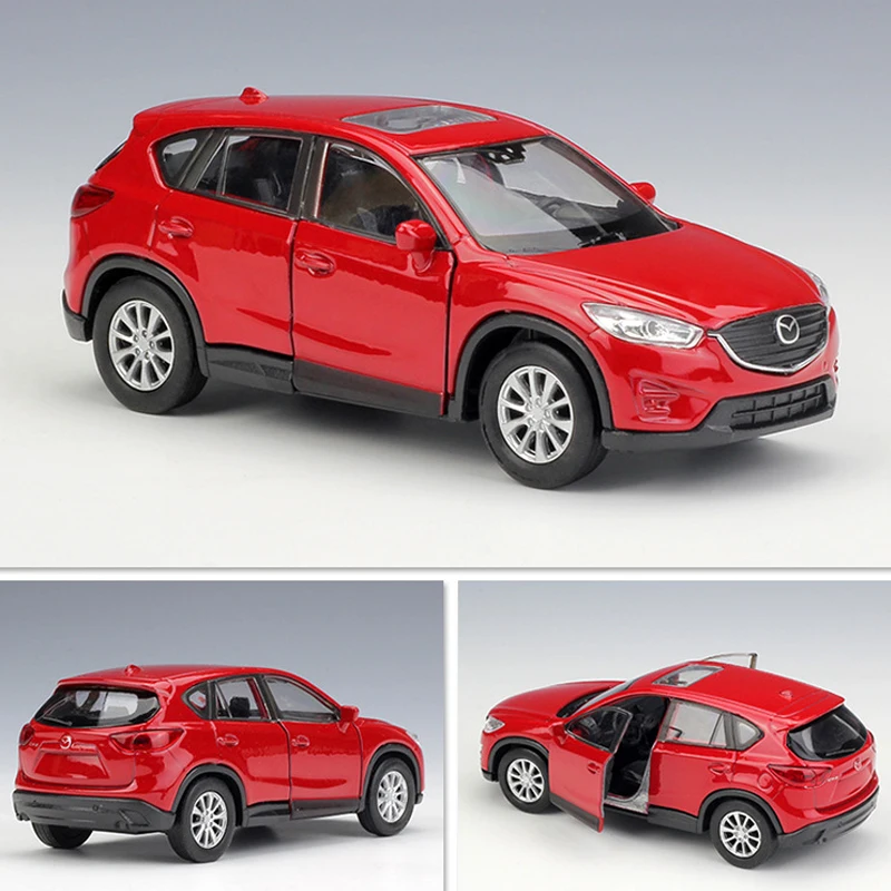 WELLY 1:36 Mazda MAZDA CX-5 modelo de coche fundido a presión vehículo de juguete extraíble niños niño colección de regalos de cumpleaños Voiture en miniatura
