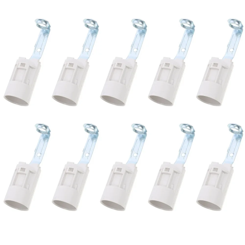 Piezas para Lámparas de Techo, Portalámparas E14 Blanco, Materiales Resistentes al Calor, Soporte para Bombillas Regulables, Proyectos de Iluminación DIY