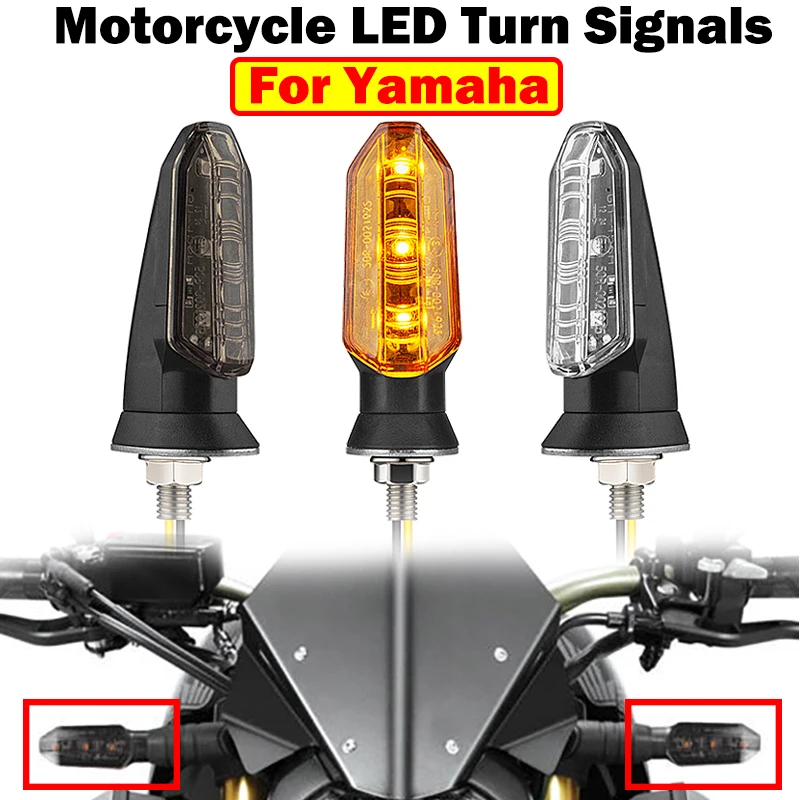 Motorcycle LED Turn Signal Light For YAMAHA MT07 Tenere 700 XJ6 FZ1 FZ6 FZ16 MT09 Tracer 900 MT03 YZF R3 R1 R6 R15 XT 660