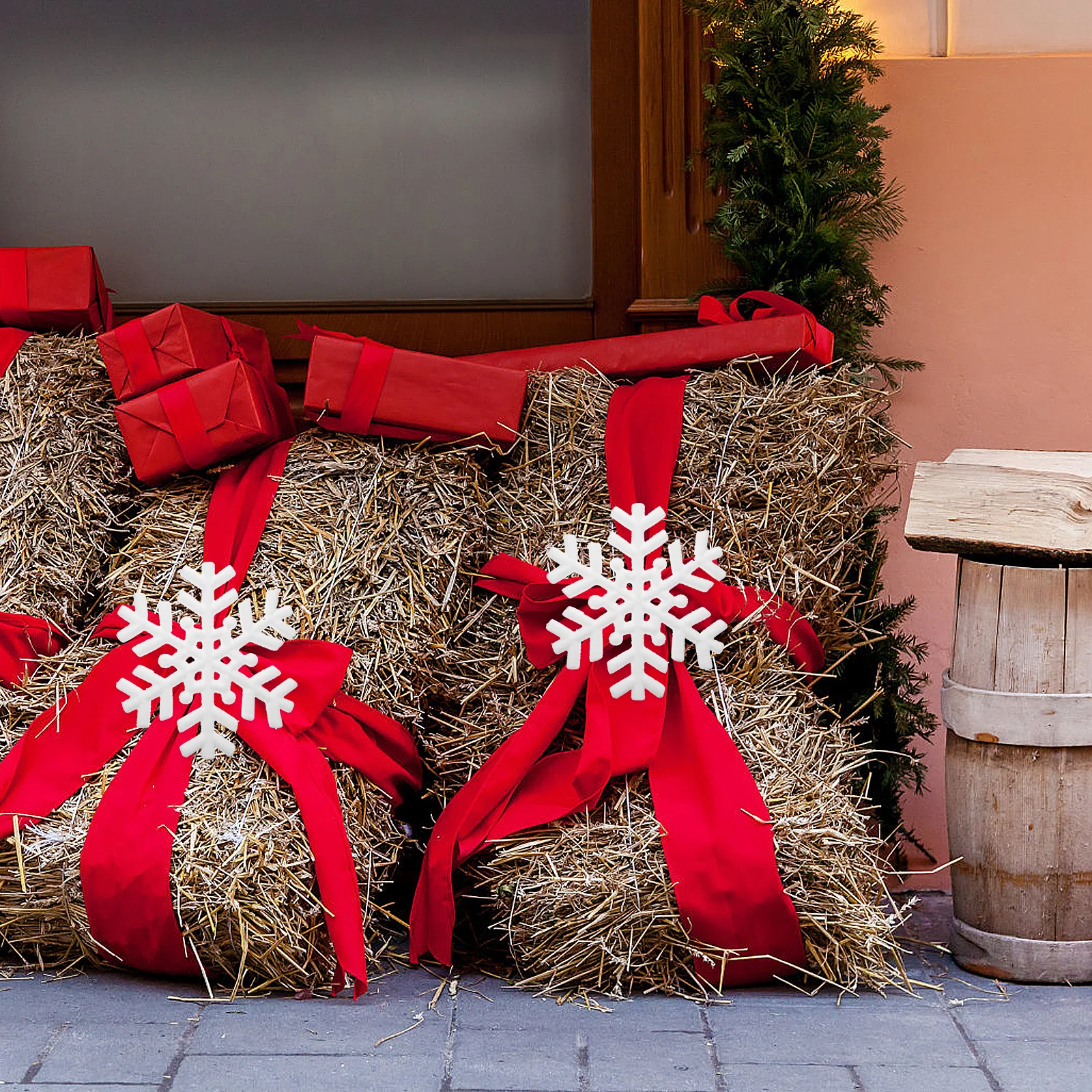 

3 шт. снежинка белый незавершенный набор украшений «сделай сам» креативный ручная роспись орнамент рождественские принадлежности для рукоделия для искусства