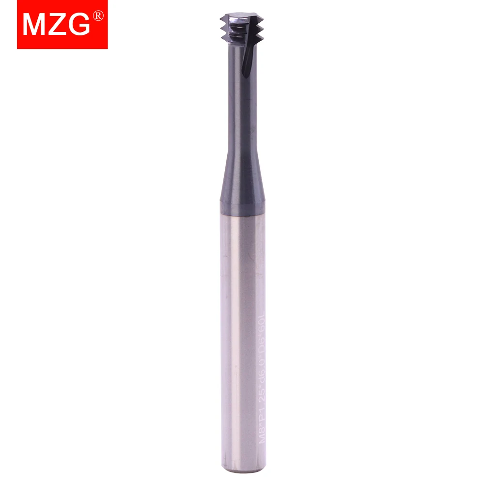 MZG 1PC 1T 3T FT ISO passo filettatura metrica CNC utensile in carburo di lega dura fresa per lavorazione dell\'acciaio al tungsteno