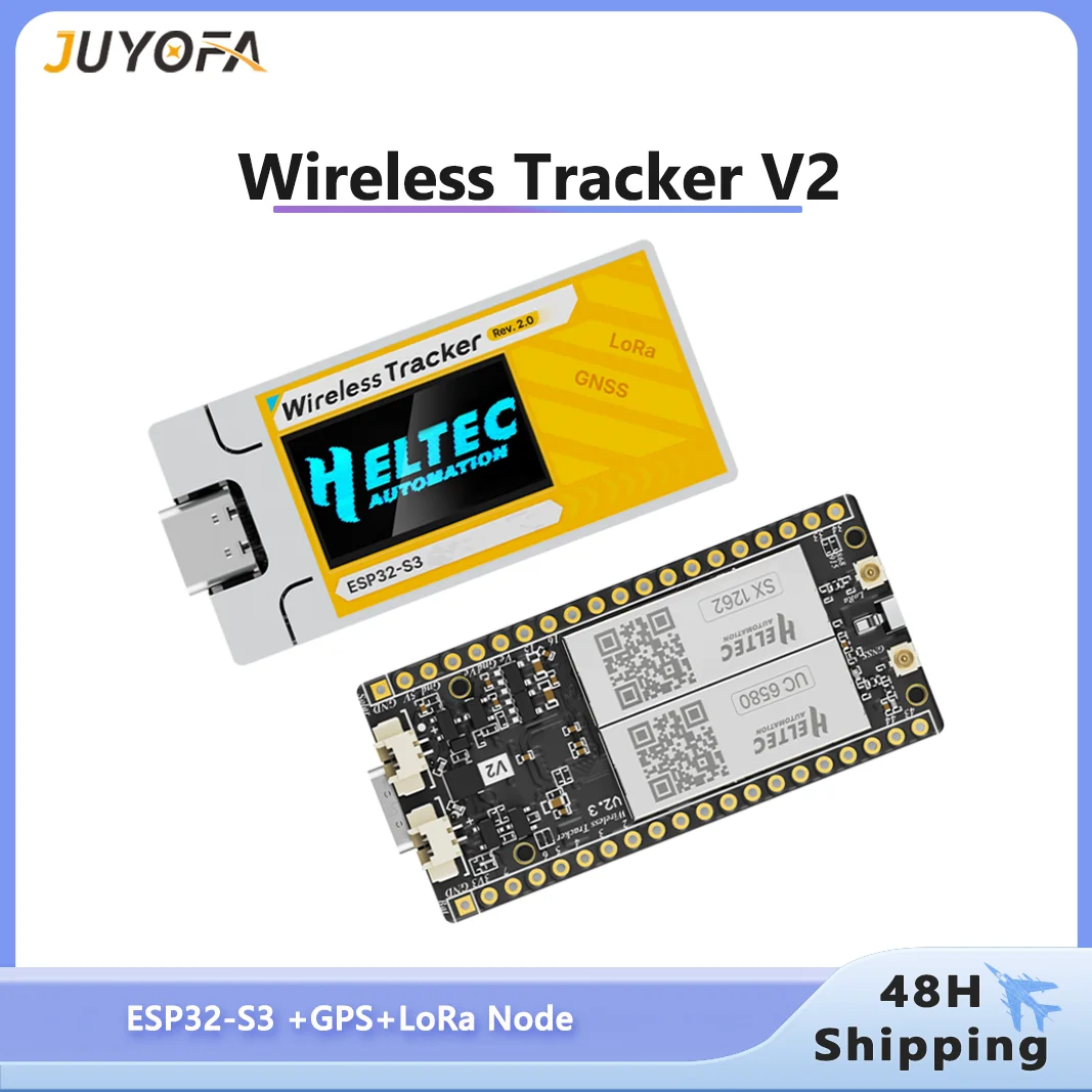 Heltec Meshtastic Wireless Tracker V2 With ESP32-S3 SX1262 UC6580 High Power 28dBm Support WiFi/BLE LoRa Compatible With LoraWAN