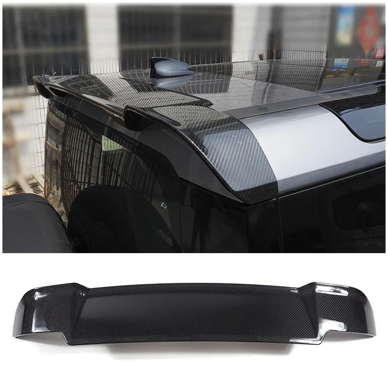 High-Performance With Tail Wind Deflector Rear Carbon Fiber Rear Spoiler For Land Rover Defender 90 110 2020-2023