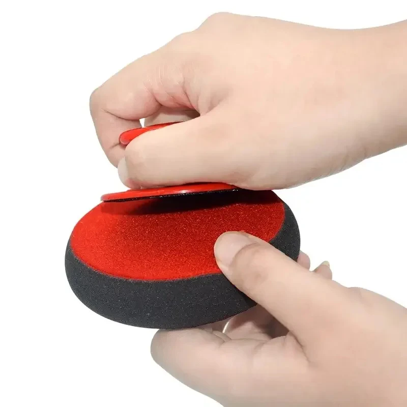 Small Handheld Car Waxing Sponge Crystal Plating Beauty Seam Polishing Cleaning Sponge for Auto Detailing
