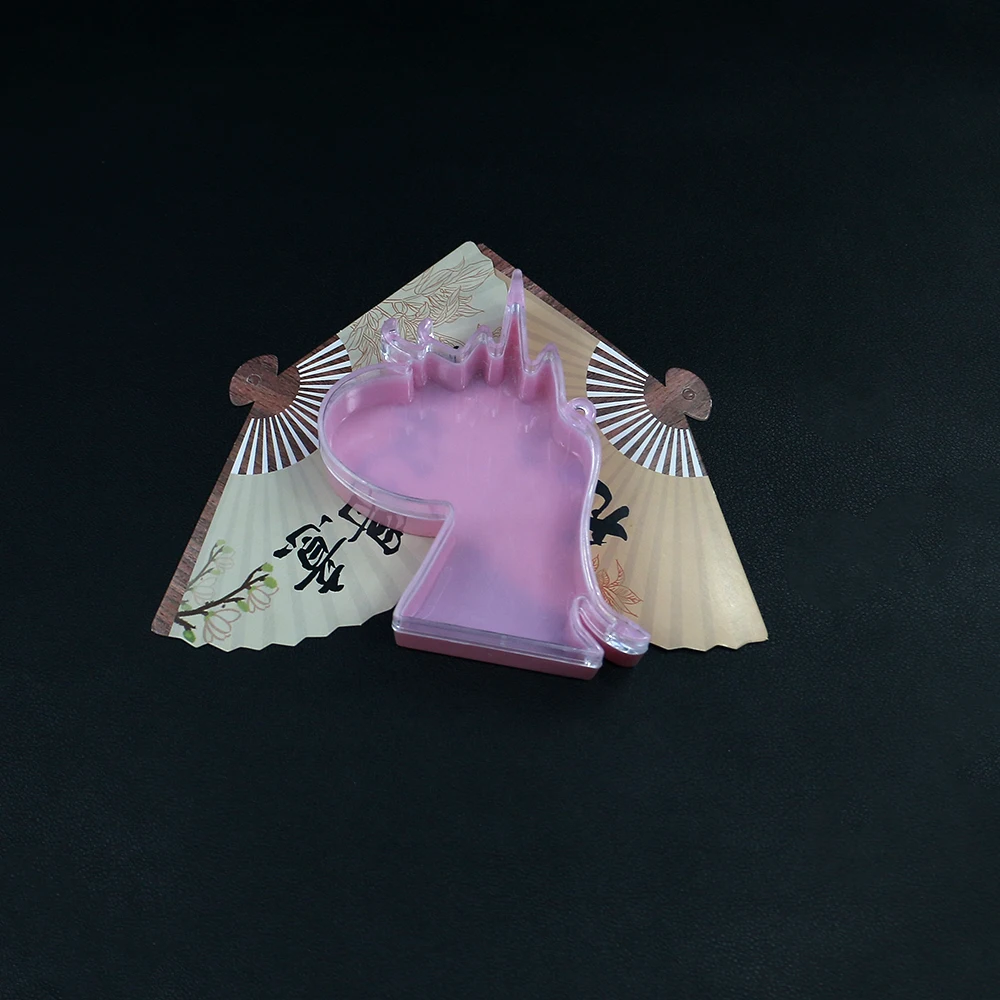 

2 Pcs Pink Cartoon Unicorn-shaped Storage Box Children's DIY Beaded Rice Bead Desktop Jewelry Box Manual Accessory Storage Tools