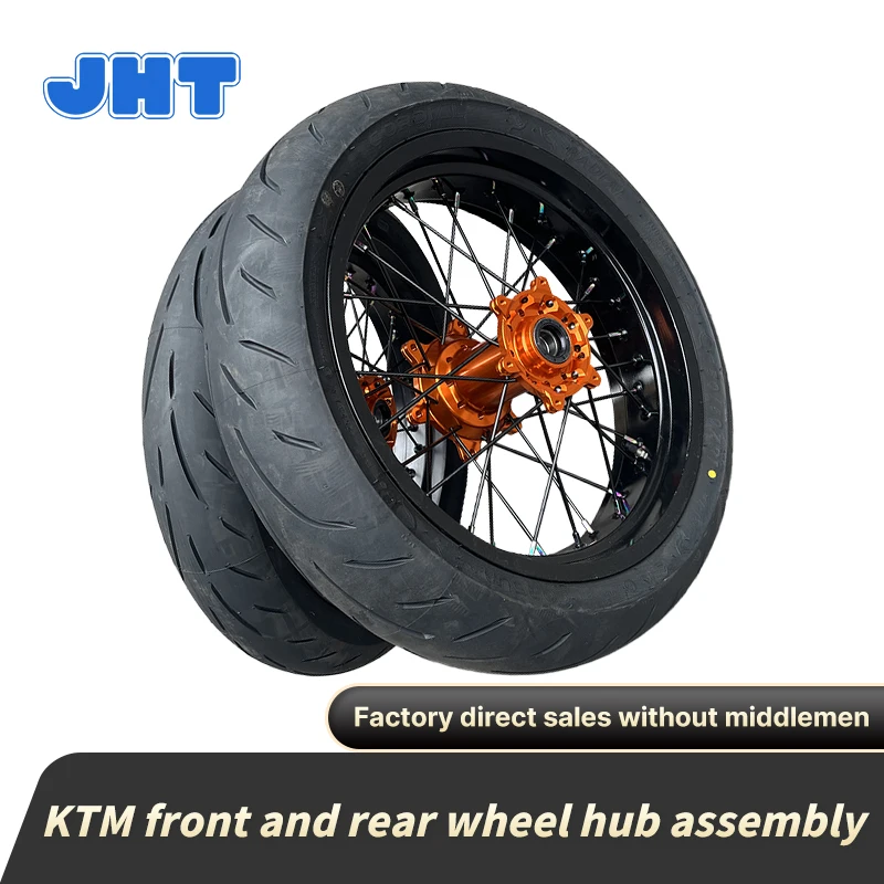 KTM off-road motorcycle front wheel 3.0-17 rear wheel 4.25-17 tire hub assembly