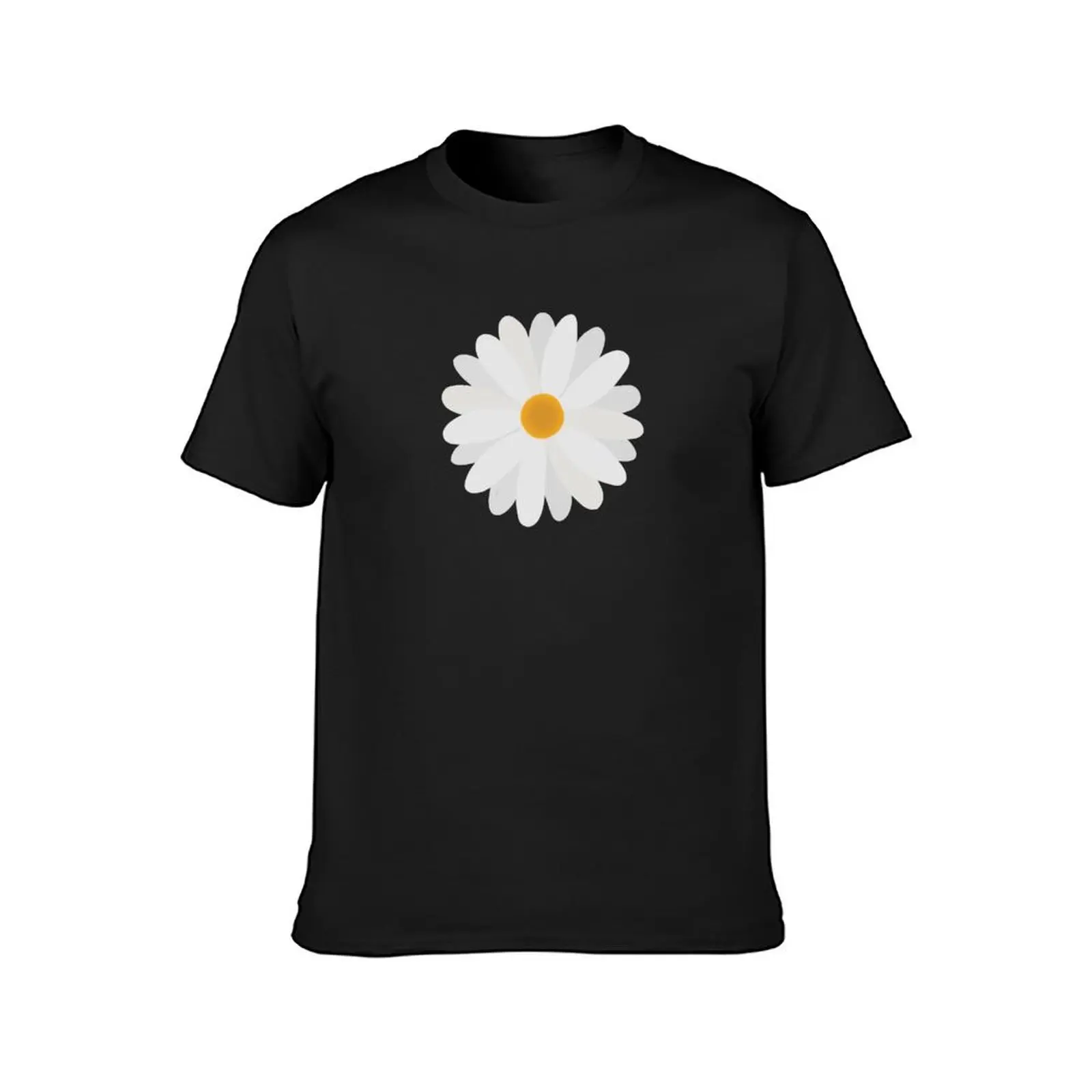 White Daisy T-Shirt tees for a boy men clothes