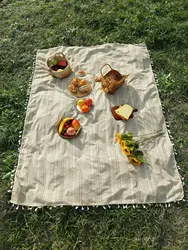Vintage Tablecloth Lace Rectangle Tablecloth Stain Resistance Water Repellent and Wrinkle-Free picnic blankets