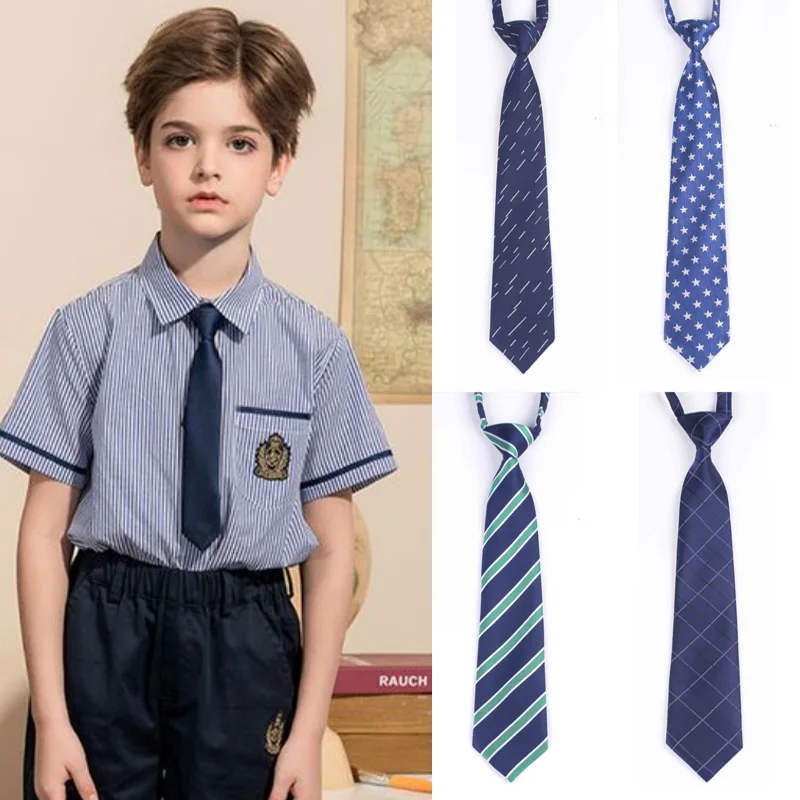 6-7cm/32cm Tie Kid Children Cartoon SILK Creativity Fun Gifts Men Lady Student Girls Korean Shirt Gravatas Rubber Tie