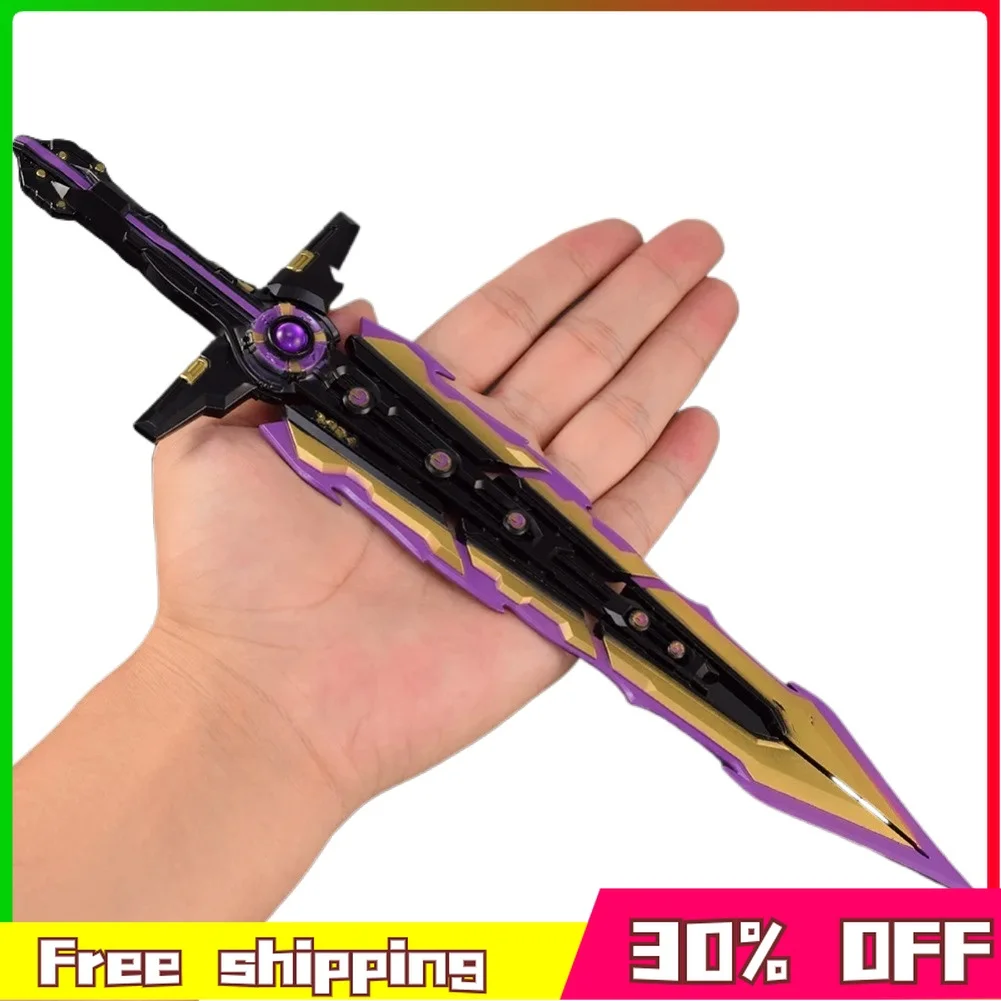 In Stock VALORANT Chaos Sword Game Keychain Peripherals Metal Model Desktop Decoration Birthday Gift Toys Can Be Wholesaled