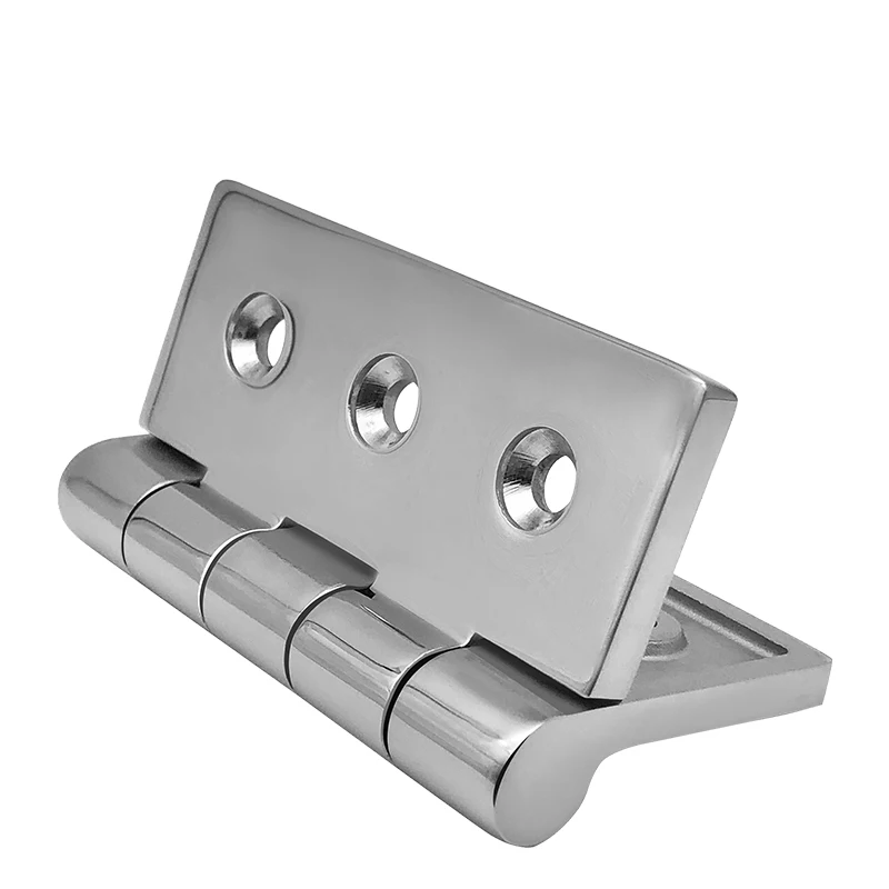 100*100mm Heavy Duty Marine 316 zawias ze stali nierdzewnej łódź kwadratowy pokład odlewany zawias do drzwi lustrzany polerowany sprzęt — zdjęcie 5