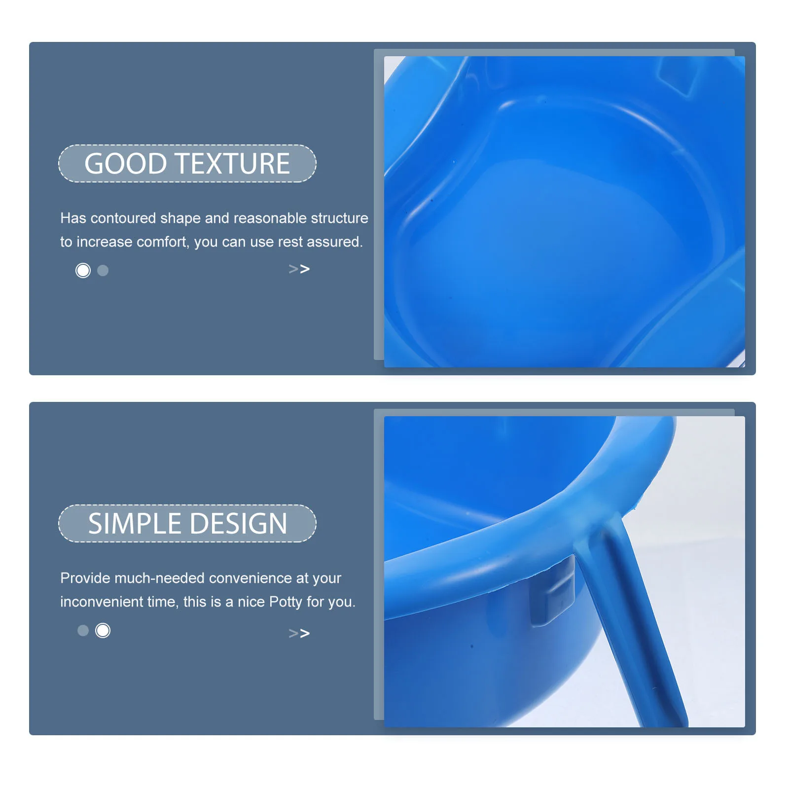 

Пластиковое контурное подножное судно с крышкой для пожилых женщин, пациентов, домашнего больничного использования, многоразовый прочный горшок, аварийный горшок