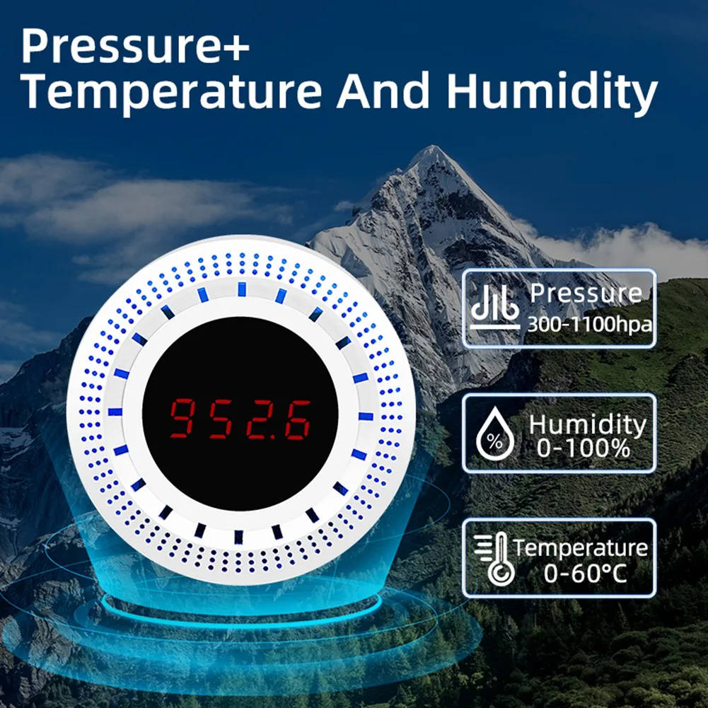

【Must-Haves】Tuya Pressure Sensor Atmospheric Pressure Detection With Temperature & Humidity Function Intelligent Life