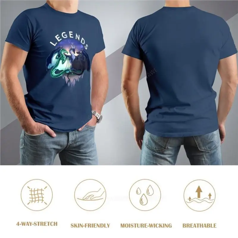 Wings of Fire - Legends - Fathom, Darkstalker, Clearsight T-Shirt o neck t-shirt black t shirt mens graphic t-shirts funny