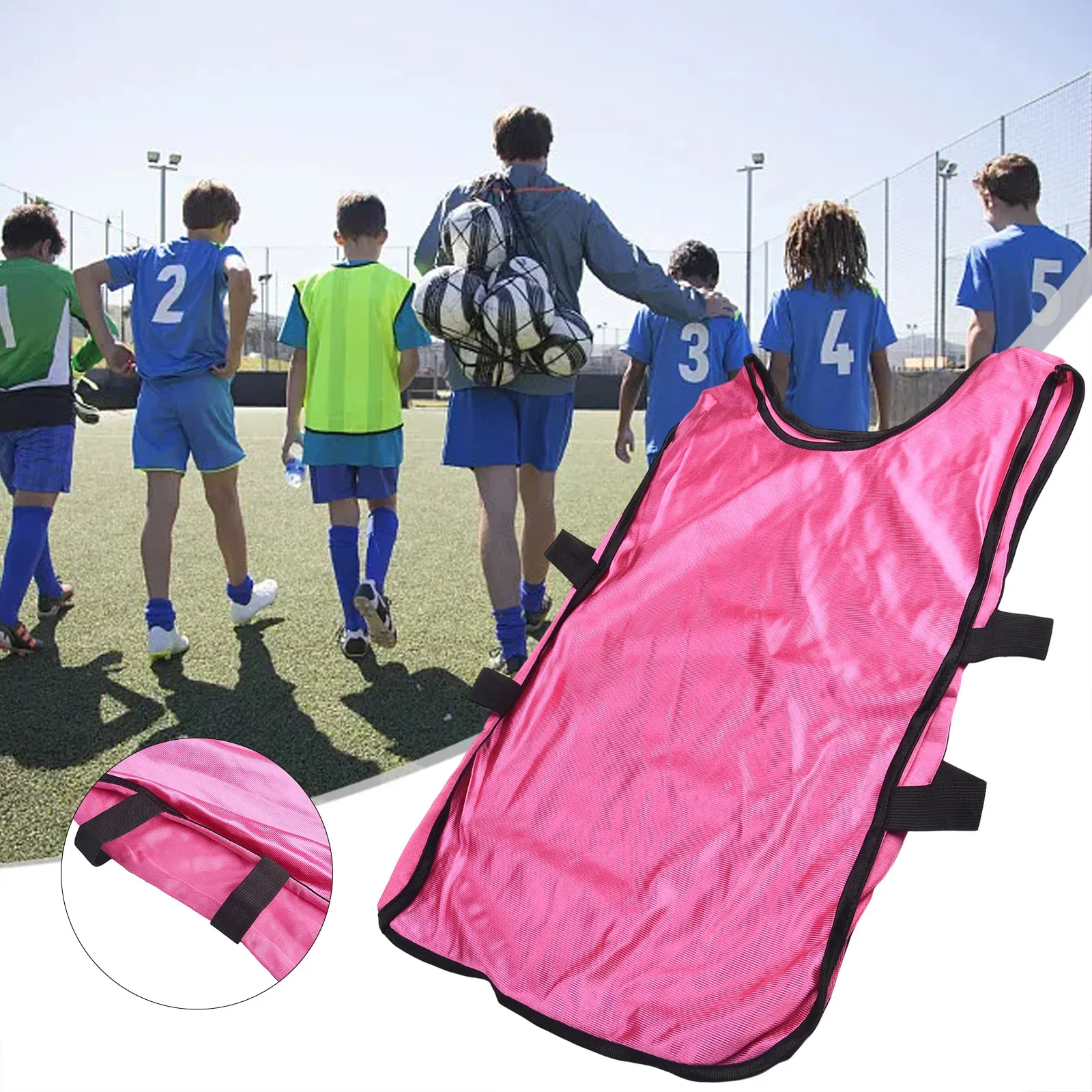 Child Sports Training BIBS Vests Basketball Cricket Soccer Football Rugby Mesh For Football Soccer Basketball Volleyball