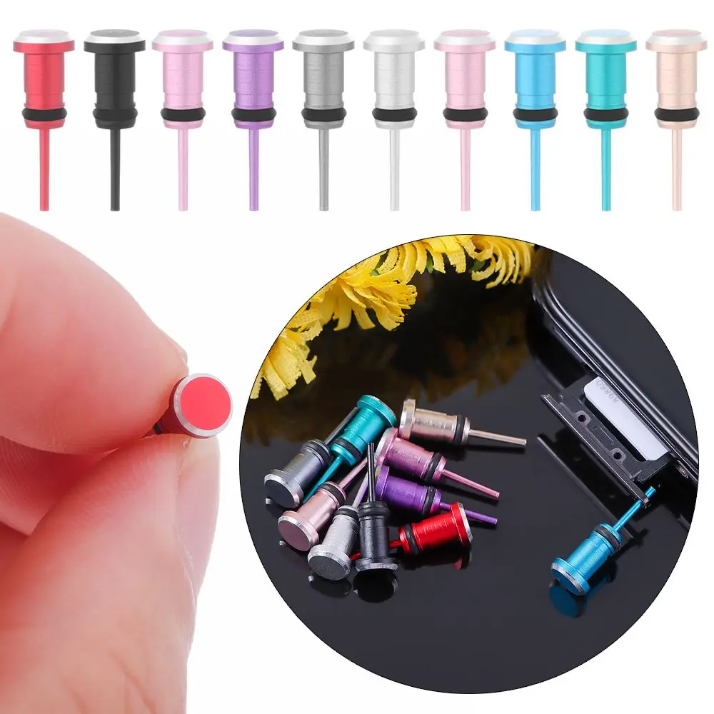 Durable Dustproof Phone Accessories Metal Stopper 3.5mm AUX Earphone Block Anti Dust Plug Jack Interface