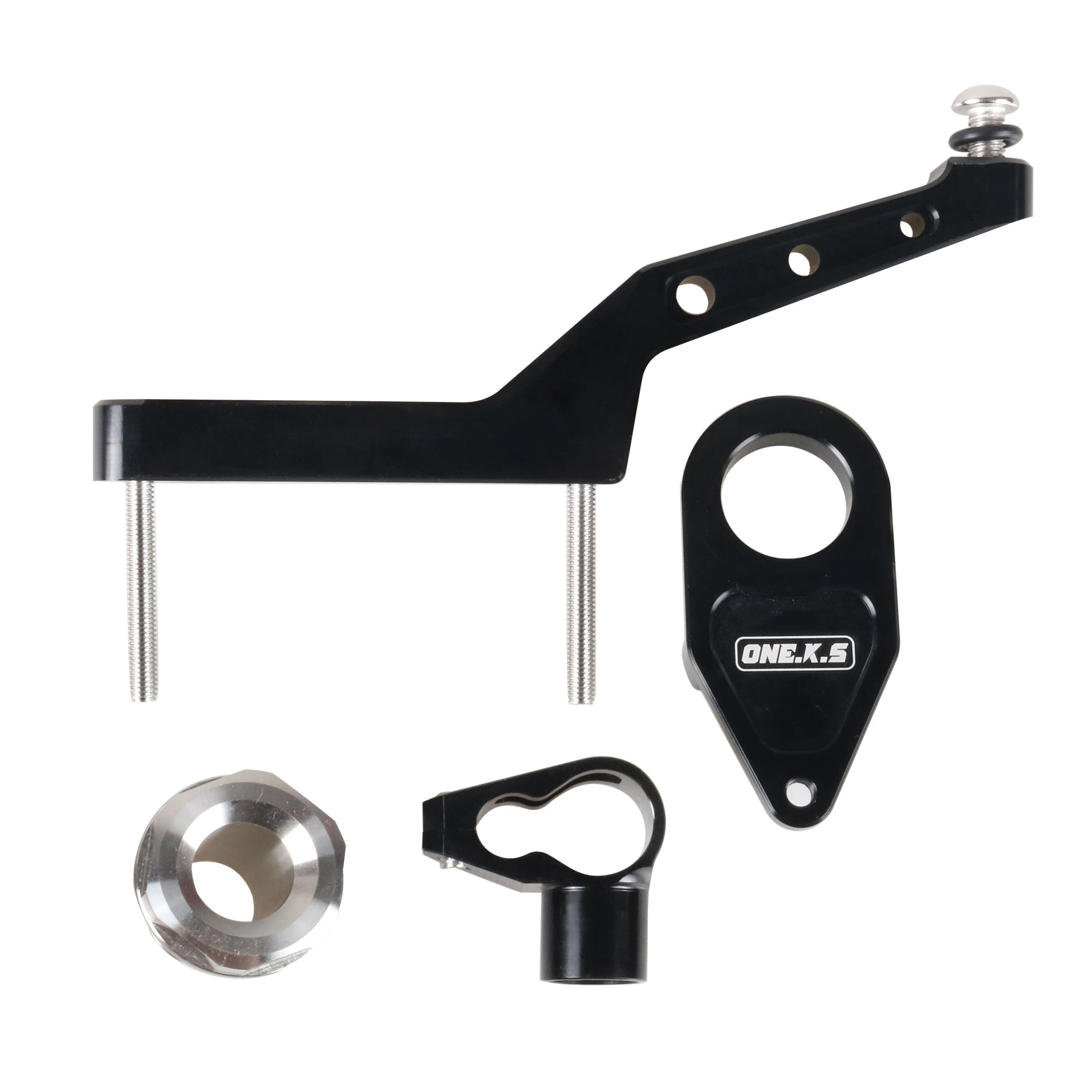 Soporte amortiguador estabilizador de dirección de motocicleta para Kawasaki ZX-6R ZX636 2023-2024 7075 accesorios modificados de aleación de aluminio