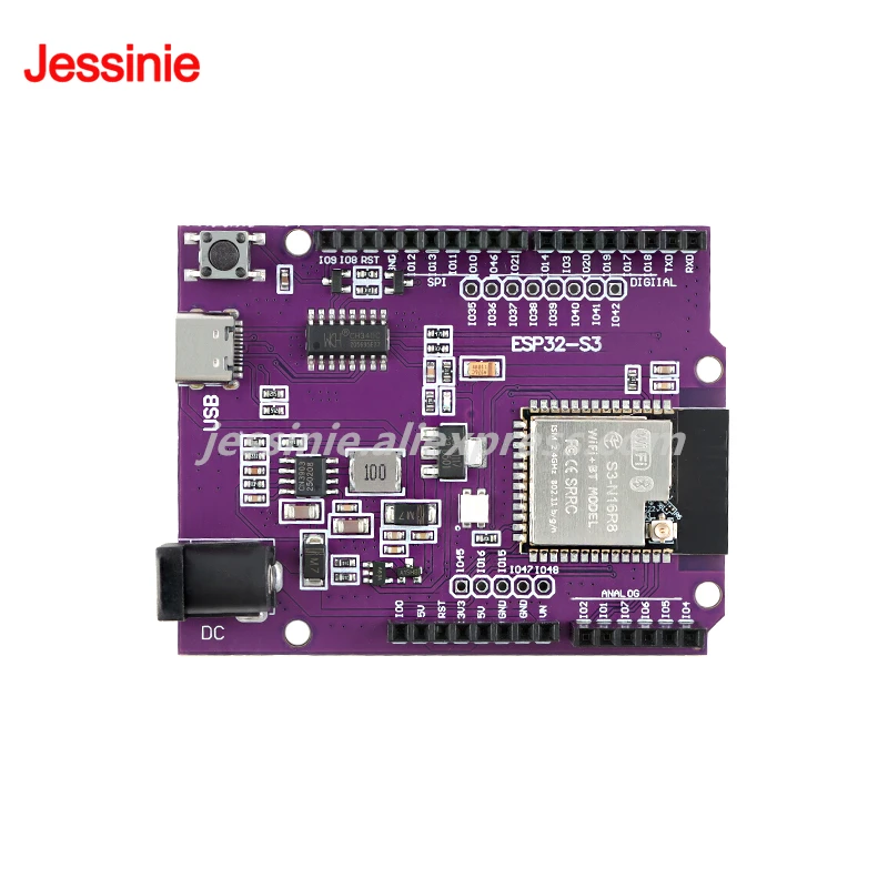 ESP32-S3-N8R2 ESP32-S3-N16R8 MCU 2,4 GHz Wi-Fi Ble Programming Learning Controller Core Board Modul