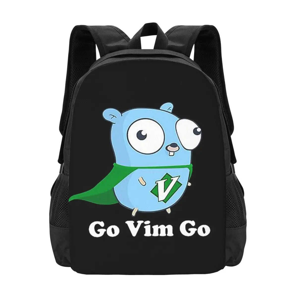 

Рюкзак The Go Gopher Golang Vim Go, горячая распродажа, вместительный рюкзак для мальчиков и девочек, школьная сумка, сумки на плечо для мужчин и женщин