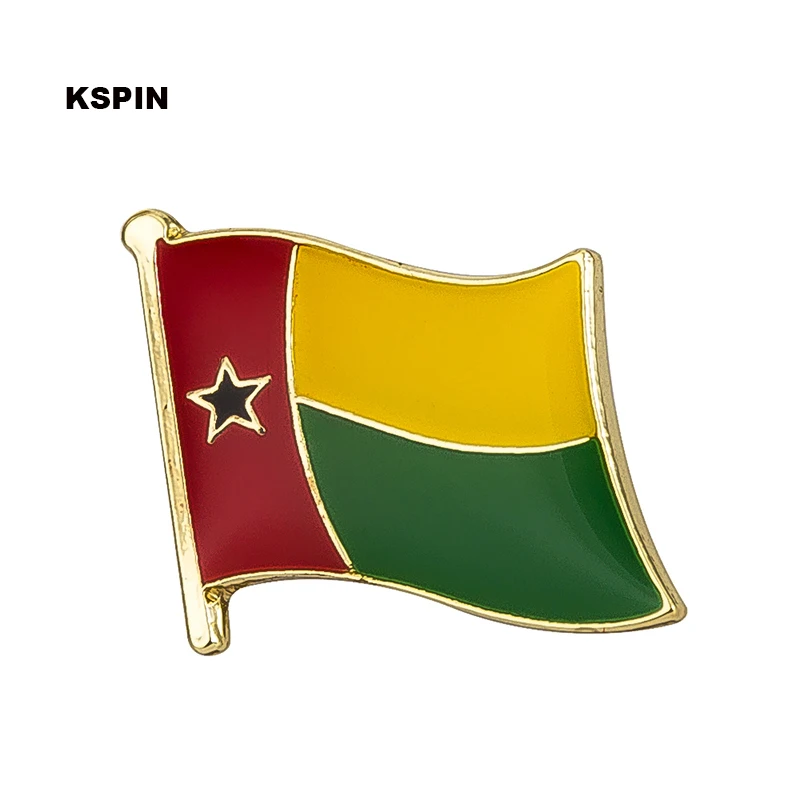 Guinea-Bissau Flag Badge Brooch Natinal Lapel Pins Flag Lapel Pins Country Flag Badge