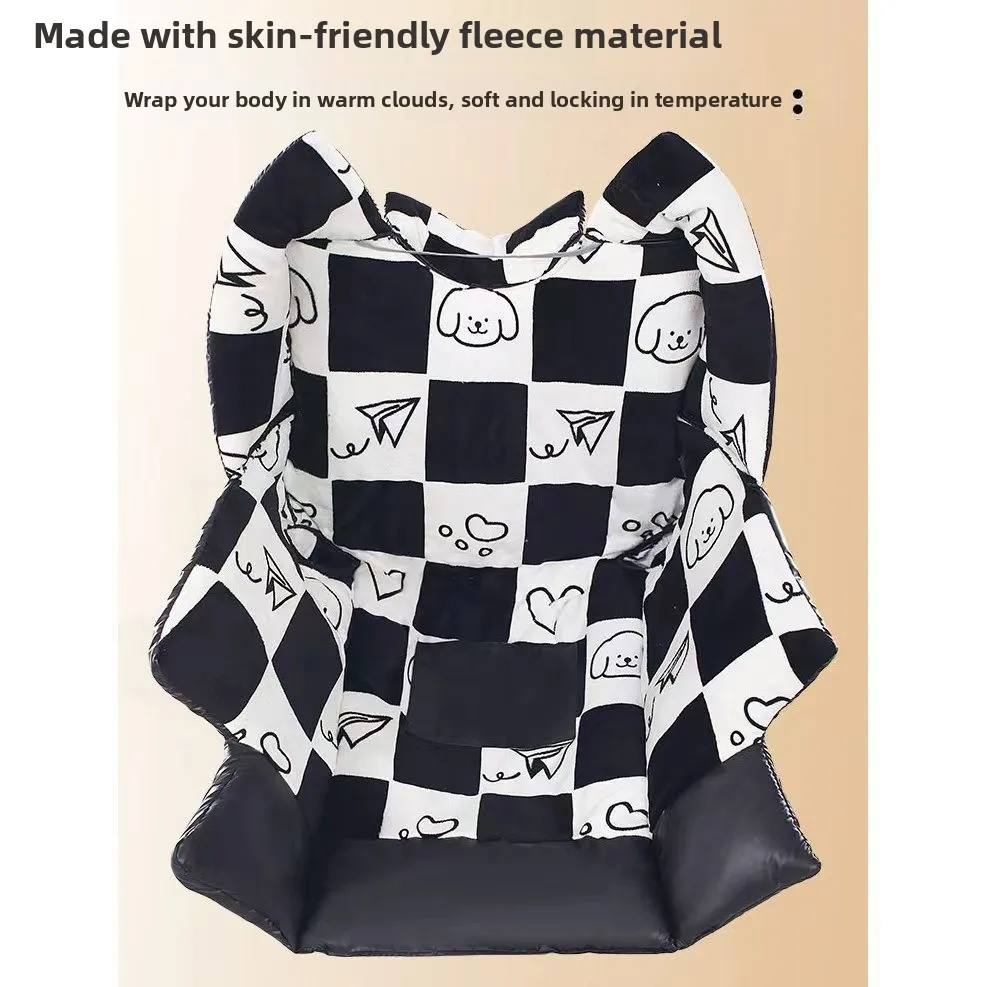 

Good Thickened Cold-proof and Warm in Winter Electric Vehicle Windshield Is Piled Windproof New Winter Warm