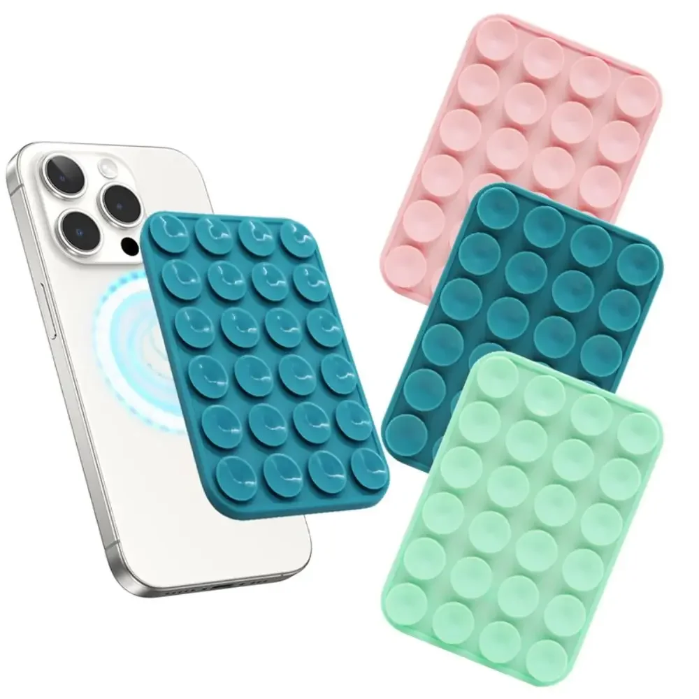 

New Magnetic Phone Holder For Magsafe Suction Cup Silicone Magnet Wall Mount Stand For iPhone 12/13/14/15/16 Universal Bracket