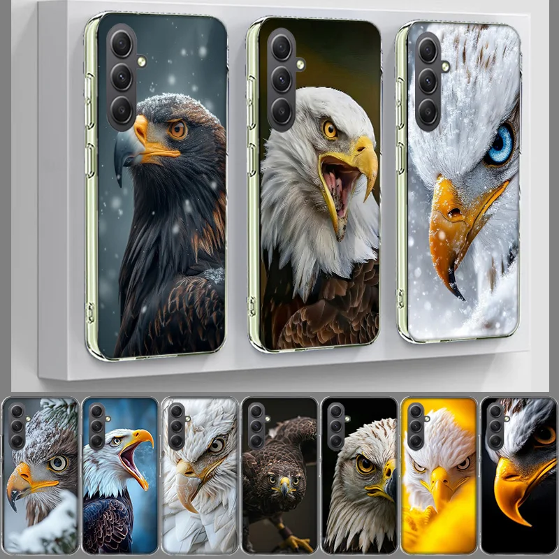 Majestic Eagle Gaze Phone Case for Samsung A17 A37 A57 A07 A16 A26 A36 A56 A06 A02S A12 A22 A32 A52S A04S A14 A24 A34 A54 A03 A1
