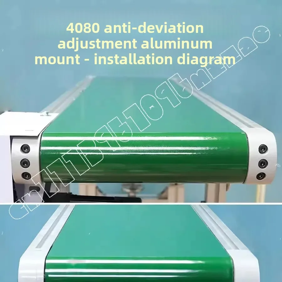 4080 conveyor belt roller shaft conveyor belt leader/follower power roller assembly line accessories machine head and tail