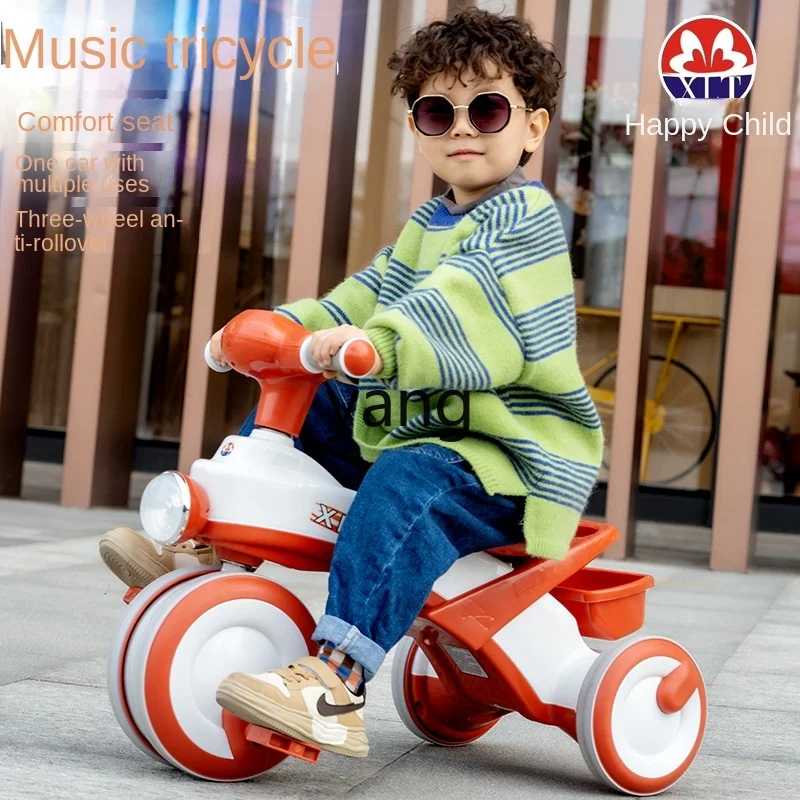 CX Pedal Stroller Children Baby Lightweight Large Toy 1-6 Years Old Birthday Gift Pedal Removable